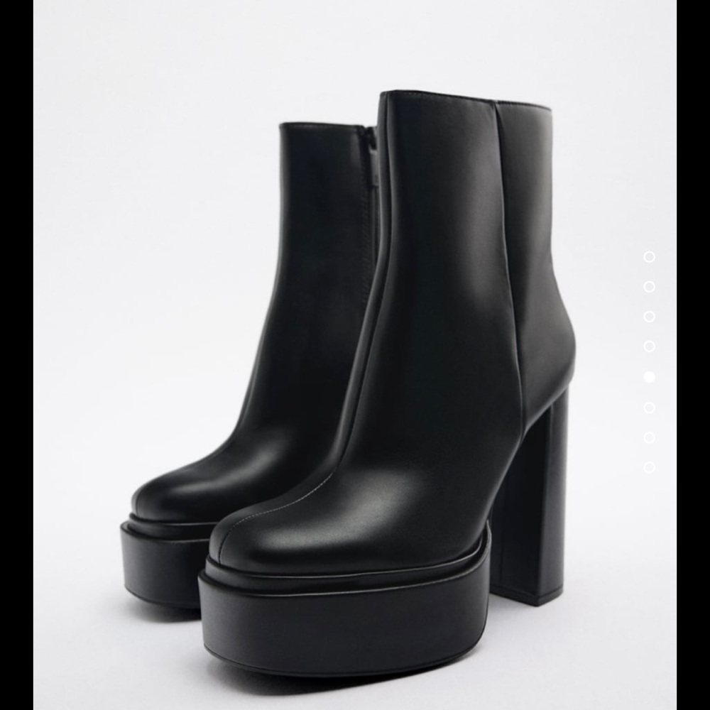 Zara Platform Ankle Boots